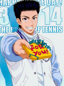  Momoshiro(Momo) from Prince of टेनिस has spiky hair....