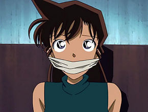  Ran Mouri from Detective Conan is often kidnapped door criminals