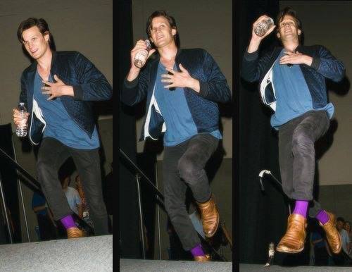  Matt with socks in my favourite colour