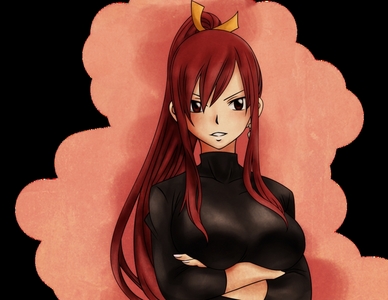 Well  I don't know about hot or sexy but Erza Scarlet (Fairy Tail) is very pretty.