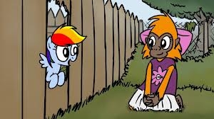  I'd be pelangi, rainbow Dash. She's so awesome, and flies really fast.