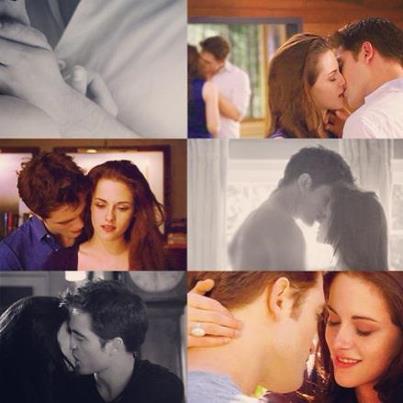  here are some b&w and color pics of my baby and Kristen,as Edward&Bella from BD part 2<3