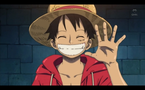  Luffy (One Piece) has a scar under his left eye.
