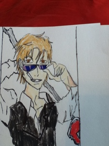  Here's my drawing of Shizuo from Durarara!!