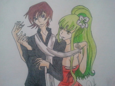  Lelouch and C.C. from Code Geass~