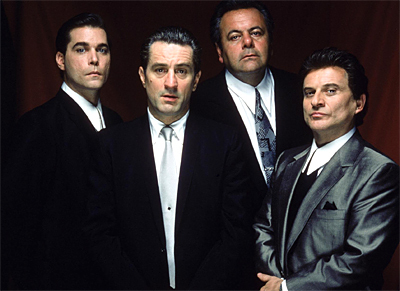 I don't have an all time favorite movie, just a list. So here are the wise guys from one of my favorites: 'Goodfellas'.