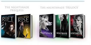 I'd suggest the Nightshade series by Andrea Cremer. Both the prequels and the trilogy have their own dramatic love triangle. In the prequel, you will follow three knights of Conatus, Ember Morrow, (the woman on the covers,)
Barrow Hess, and Alistair. Then in the trilogy, you'd follow the two guardians, Calla, (the teenager on the three covers,) Ren, and the human Shay.
Without exaggeration, both the action and the romance will definitely keep you on the edge of your seat.