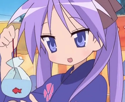  All righty then! Well here is Kagami-chan in Lucky Star!