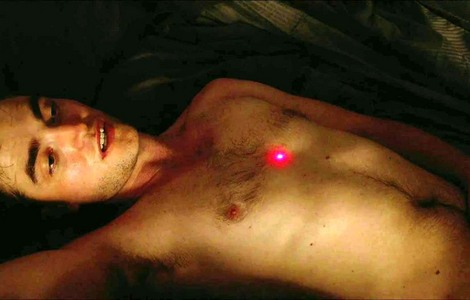 my sexy baby showing a whole lot of skin in this scene from Cosmopolis...and me like,A LOT!!!!!!!!!!!!!<3<3<3