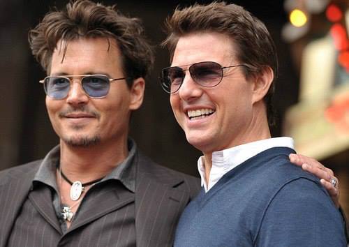  Johnny Depp with Tom Cruise :)