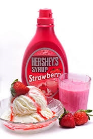 Hershey's strawberry syrup!