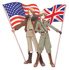 America or England... That might be because I live in America and ship UsUk, but, you know, meh. :3
>w<