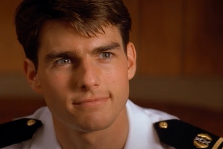  Tom Cruise in a navy uniform from A Few Good Men<3