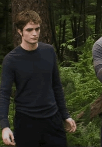  here is a pic of my gorgeous Robert in a BTS moment from Eclipse dancing(it's a gif)<3