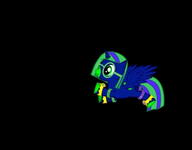 Oh, yeah... Furby Comet not only needs some fanfics of his present self, but he needs some popularity.

Name: Furby Comet (duh!)
Gender: Boy
Cutie Mark: Only shows when scared, but it's a 2012 Furby mixed with a comet/asteroid