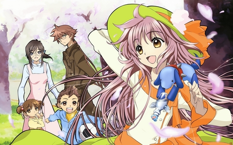  I'm not a fan of english dubbed v.v but i do know some animes tu might like :3 1. Kobato, i just finished this one and its so cute! Omg, the main character is very innocent and naive. 2. Shugo Chara :D my little sister who is 14 loves this one ^^ as do i, its very clean. 3. Ouran Highschool Host Club, i haven't seen this one since i was like your age XD but from what i remember it was clean and very funny. 4. Special A is another good one, romantic comedy, loved this one! Pretty clean, no sexual stuff as far as i can remember o3o Again, im not sure if these have english dubs D; but all of these animes i highly suggest! Especially Kobato :3 if your looking for that very selfless cute main character, Kobato and Torhu from Fruits Basket are very similar. The picture is of Kobato ^^ Hope this helps ~