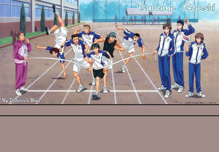  My choice is Prince of tenis because... - I could meet the Seigaku Regulars and from the other school... - I could practice my tenis with them,let them teach me their special techniques and hang out with them... - I could make it to one of the Seigaku Regulars(although it's for boys and I'm a girl) and fight with them until we make it to the Nationals...!