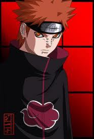  The bad-ass leader of the Akatsuki! 爱情 his death-glare XD