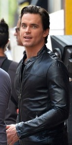  Matt Bomer wearing black leather - thud :)