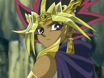 Pharaoh Atem from Ancient Egypt in the Yu-Gi-Oh! Universe. :D