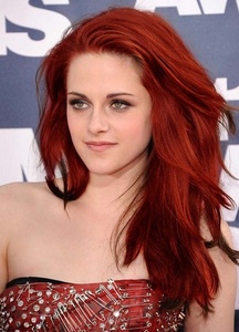  Not necessarily door her "acting skills," but this foto of Kristen Stewart's hair looks *Ariel-ish* to me.