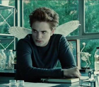  my sexy Robert as my fave sexy vampire angel,Edward Cullen in a scene from Twilight,one of the sinema I love<3