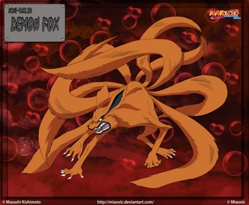 Kurama / Nine Tail Fox (Naruto Shippuden)

the great fox demon..........
