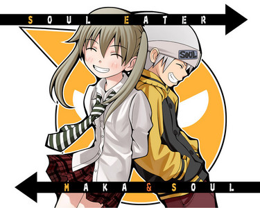 Maka and Soul from Soul Eater.  Duh.