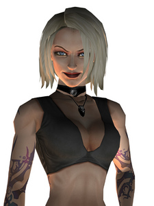 Amanda Evert, from the Tomb Raider series. She's basically my favourite bad girl in video games. There's also Larxene from Kingdom Hearts, Jeanne from Bayonetta, and Queen Myrrah from Gears of Wars.