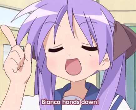  So many ._. but Kagami-chan in Lucky star, sterne comes to mind!~