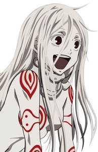  Shiro from Deadman Wonderland. She has all the traits I like to see in an アニメ character. Child-like nature, no sanity whatsoever, and let's not forget those kick-ass martial arts moves!!
