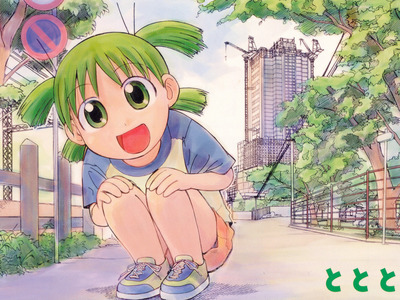 Well there is a lovely one which has gotten quite popular recently and is one of my all-time favourite mangas called Yotsuba@! (pictured).  There's barely any storyline, it simply follows the everyday life of a funny little girl called Yotsuba, and the encounters she has with otherwise mundane situations.  There's very little at all in the way of mature content of any kind and is suitable for both genders, though like the mangaka's previous work Azumanga Daioh there are perhaps slightly surreal undertones running through, such as the fact that Yotsuba's real parents are not known or heard of.  One of those rare mangas that makes you feel all happy inside XD  
Also if you like shoujos there's always Fruits Basket; unlike Yotsuba@! there is also an anime version, though the anime is said not to be as good as the manga.  I'm not much of a shoujo person at all, but this manga was definitely an exception to the usual and has become one of my favourites.