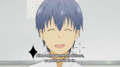  Souma from Wagnaria is a psychological sadist. He loves seeing people squirm. But as far as I know he wouldn't want to do anything that would actually physically harm anyone.