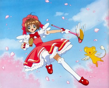  Sakura and Kero from Cardcaptors. This is a populer image too