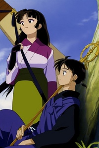 Miroku from InuYasha is a monk