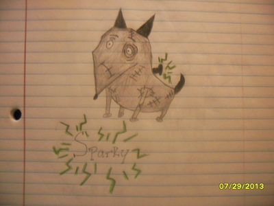  Sparky from [i]Frankenweenie[/i] Sorry, the fecha on my camera is off.