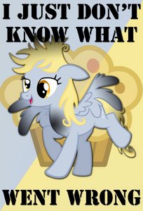  she was born with a lazy eye ( which is super adorable!!) and Actually, Ponibooru once had an image featured that explained her cutie mark. It was one of the FIRST comics ever to be featured. Here is a summary though: Derpy Hooves, a 로스트 pony, rejected 의해 the discomfort of her 이전 homes, wandered the expanse of mountains, forests, and plains. The rain fell upon her 로스트 soul, as night crept upon what she did not know was her last journey. Yet, a comforting presence appeared among the sorrow, the simplicity of bubbles. Oh, how they showed their sheen, even among the gloom of the darkening valleys, it had 마법에 걸린 사랑 Derpy to follow. As she laid pursuit to the rising bubbles, a great light lied on the horizon, banishing all that stood among her burdens. The bubbles, the enchanting yet minuscule bubbles... had guided her to her final, lovable, tolerant home... Ponyville. Peace... peace at last...