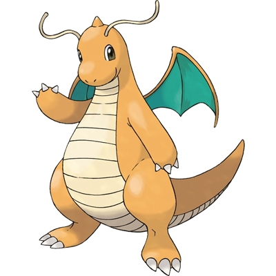 Dragonite, my favorite Pokemon! I'm strong yet kind, and so is he!