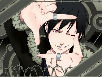 Izaya - Durarara.

Uploaded with a smile on my face.  He's one of my favorite characters.