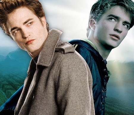  my baby as both Edward and Cedric looking up<3