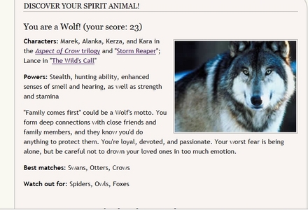 What is your spirit animal? - Random Answers - Fanpop