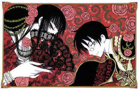  Just to say, when i first read this I thought u meant Hot Looking Guys o something :P I Choose XXXHolic Ya they Characters are a little weird at first, but then te start to Amore it <3 and there is no Sex, don't worry ._.