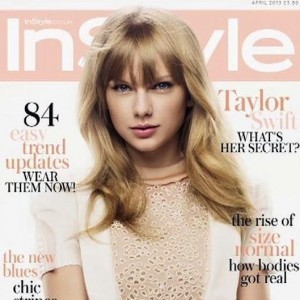  Taylor on the cover of a magazine