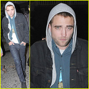 Robert with some of his hair peeking out from his hoodie<3