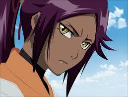 I think Yoruichi from Bleach is beautiful.