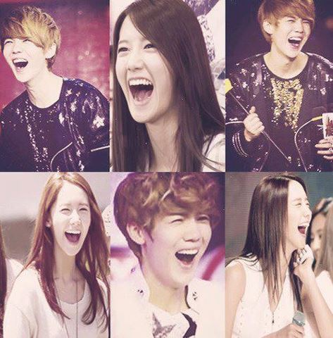  Luhan from 엑소 is Yoona's boyfreind. Just kidding! But their both deers and look super cute together. #Yoona, 1990-05-30 - she likes guys with soft and unmanly faces.(Luhan?) - she is168cm tall - goes in boys bathroom - she is a prankster #Luhan, 1990-04-20 - his idol girl should be 168cm (like yoona) and not boring. - goes into girls bathroom - he is a prankster I 사랑 THESE TWO <3
