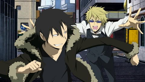  Izaya and Shizuo from Drrr at it again. :)