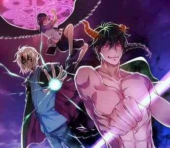  Creed from Black Cat >_> или Novu from пересекать, крест Fight B-daman или wait! no! Maou, Ashiya and Urushihara from Hataraku Maou-sama! are kinda' villains right? :D They're the best villains ever!