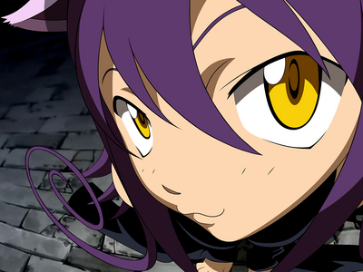  Blair has really nice Mustardy-yellow eyes :3 From Soul Eater :D