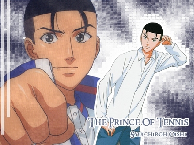 Syuichirou Oishi from Prince of Tennis has green eyes...